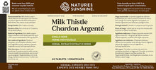 Load image into Gallery viewer, Milk Thistle 60 tablets