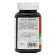 Load image into Gallery viewer, Animal Parade Vitamin D3 500IU KIDS Chewable Tablets, Natural Black Cherry Flavour