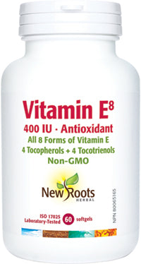 Vitamin E8 400 IU 60 Softgels New Roots
