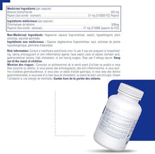 Load image into Gallery viewer, Betaine HCl Pepsin 250 capsules
