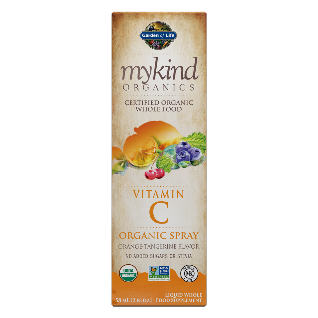 Vitamin C Organic Spray, Orange-Tangerine 58ml