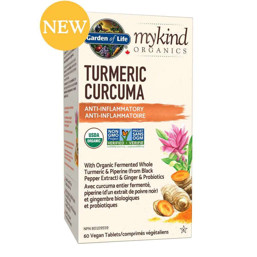 Garden of Life Mykind Organics Turmeric - 60 Tablets
