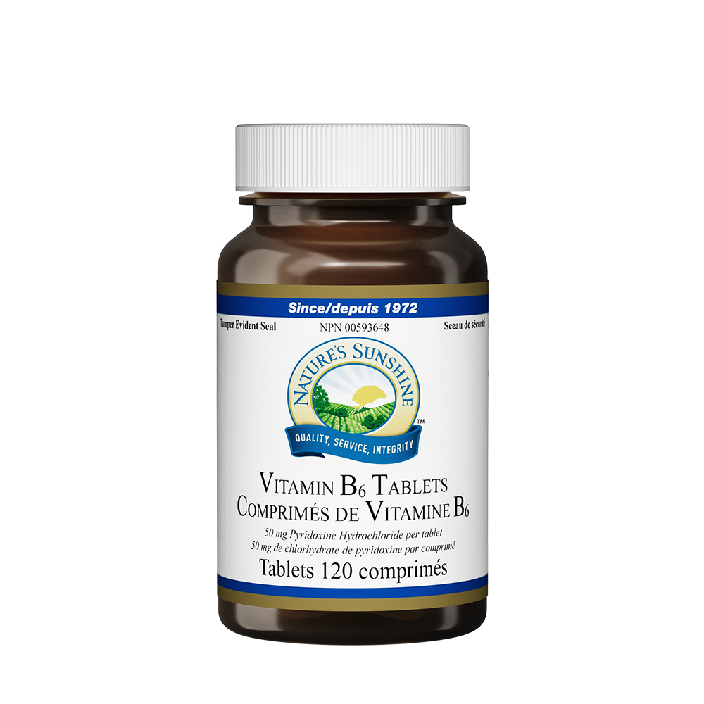 Vitamin B6 120 tablets - Nature's Sunshine