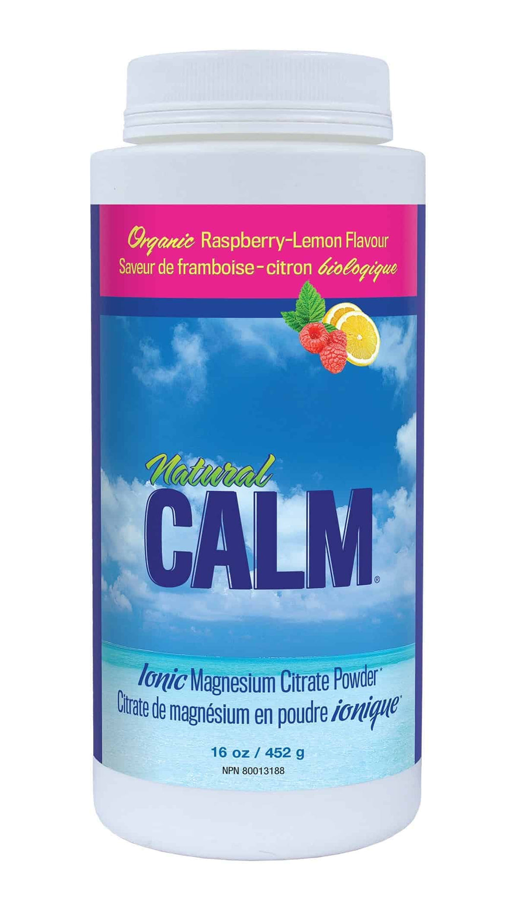 Magnesium Citrate Powder, Raspberry Lemon